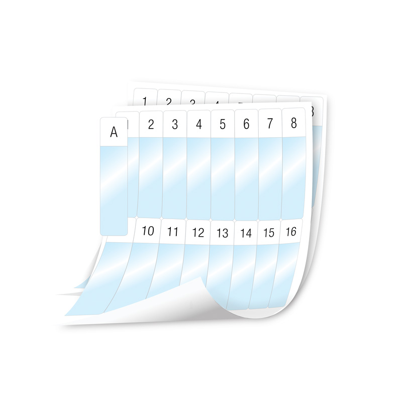 Dymo Rhino XTL 1908554 Laminated Cable Wrap SHEET Labels Dymo Rhino